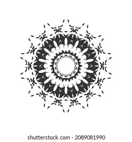 Mandala. Ethnic decorative elements. Hand drawn background. Islam, Arabic, Indian, ottoman motifs.