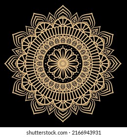 Mandala. Ethnic decorative elements. Hand drawn background. 