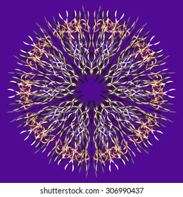 Mandala. Ethnic decorative elements. Hand drawn background. Islam, Arabic, Indian, ottoman motifs.