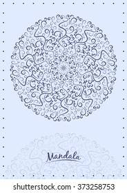 Mandala. Ethnic decorative elements. Hand drawn background