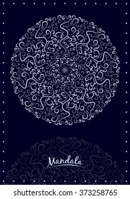 Mandala. Ethnic decorative elements. Hand drawn background