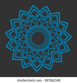 Mandala. Ethnic decorative elements. Vector design template