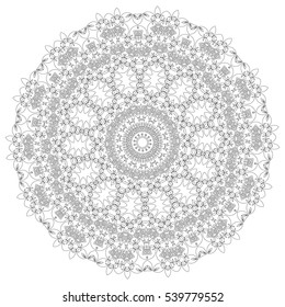 Mandala. Ethnic decorative elements.  Vintage decorative elements. Oriental pattern illustration. Islam, Arabic, Indian, turkish, pakistan, chinese, ottoman motifs