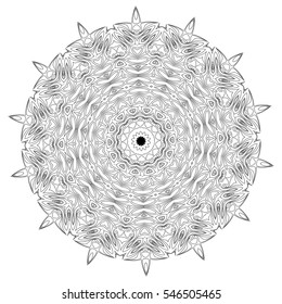 Mandala. Ethnic decorative elements.  Vintage decorative elements. Oriental pattern illustration. Islam, Arabic, Indian, turkish, pakistan, chinese, ottoman motifs
