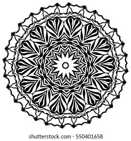 Mandala. Ethnic decorative elements.  Vintage decorative elements. Oriental pattern illustration. Islam, Arabic, Indian, turkish, pakistan, chinese, ottoman motifs