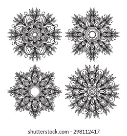 Mandala. Ethnic decorative elements.Vector illustration EPS 10