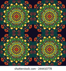 Mandala. ethnic Indian Ornament Pattern