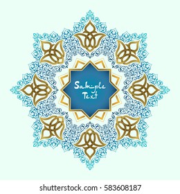 Mandala. Ethnic motifs