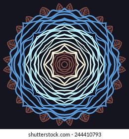 Mandala. ethnic round Indian Ornament Pattern