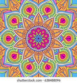 Mandala. Ethnic round ornament . Vector art