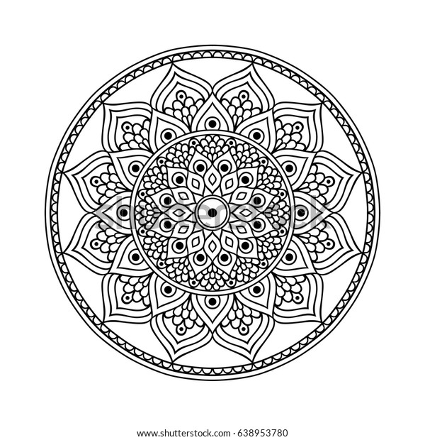 Download Mandala Ethnic Round Ornament Vector Art Stock Vector ...