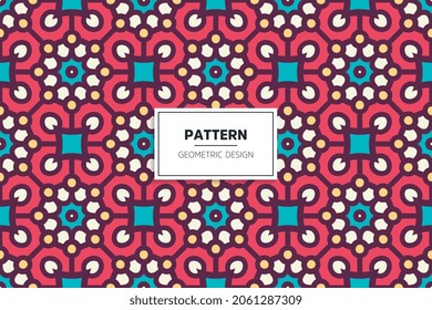 mandala ethnic seamless pattern design