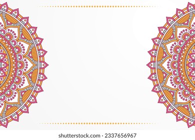 Mandala Ethnic style background design