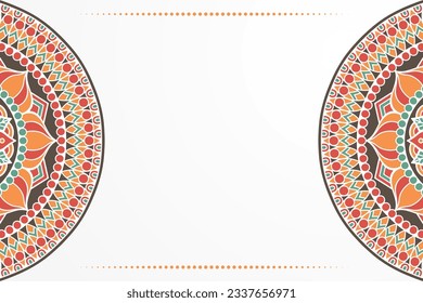 Mandala Ethnic style background design