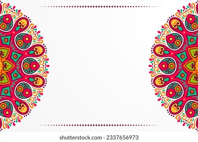 Mandala Ethnic style background design