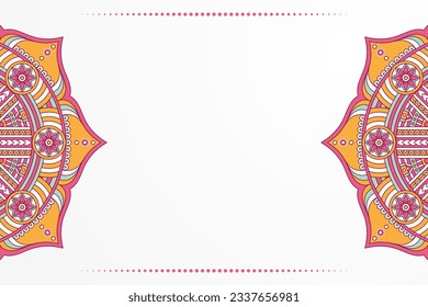 Mandala Ethnic style background design