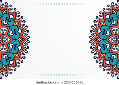 Mandala Ethnic style background design