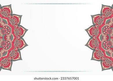 Mandala Ethnic style background design