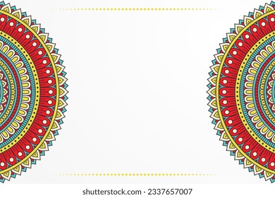 Mandala Ethnischer Hintergrund-Design