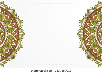 Mandala Ethnic style background design