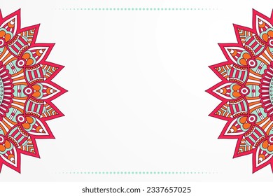 Mandala Ethnic style background design