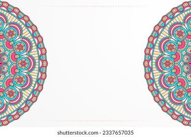 Mandala Ethnic style background design