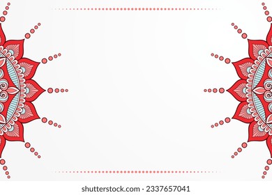 Diseño de fondo de estilo étnico Mandala