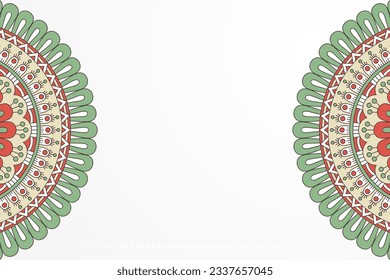 Mandala Ethnic style background design