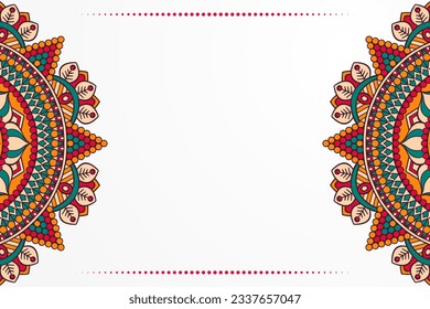 Mandala Ethnic style background design