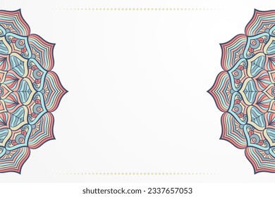 Mandala Ethnic style background design