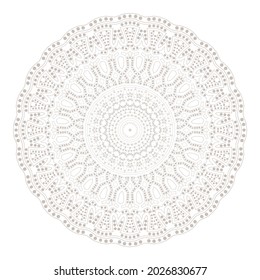 Mandala. Ethnicity round ornament. Ethnic style. Elements for invitation card. Oriental circular pattern, lace background. Cards,brochures,covers. Arabic, Islamic,asian, indian native african motifs.