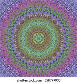 Mandala explosion - colorful geometric floral design background
