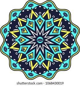 Mandala with eyes