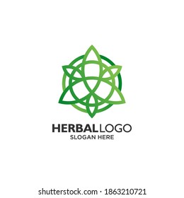 diseño del logotipo de la tecnología agrícola de mandala	