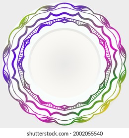 Mandala floral against ornamental background. Mandala designs for business cards, greeting cards, wedding invitations, gift vouchers, fashion designs. Vector illustration.
