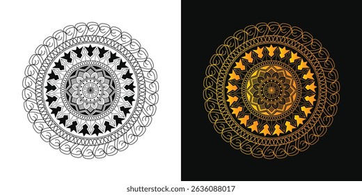 Mandala Floral Art Decorative Vector Pattern