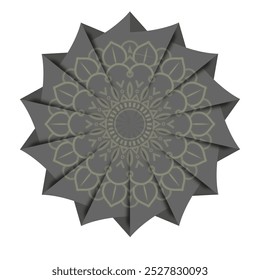 Mandala Floral Art Pattern for Background Illustration