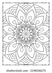 Mandala Floral Coloring Page Adults KDP
Adult Mandala Coloring Page KDP Interior.
Mandala Coloring 