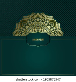 Mandala with floral ornament pattern, Vector mandala relaxation 
patterns unique design with nature style.