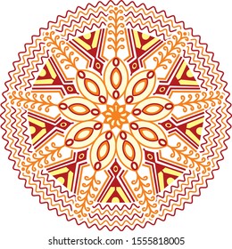 Mandala Floral Ornament - Vector template