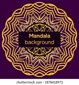 Patrón floral de Mandala estilo árabe islámico oriental. Para imprimir, afiche, tarjeta, folleto, volante. Ilustración del vector