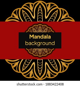 Mandala floral pattern Arabic Islamic east style. For print, poster, card, brochure, flyer. Vector illustration