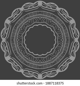 Mandala floral pattern Arabic Islamic east style. For print, poster, card, brochure, flyer. Vector illustration