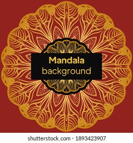 Mandala Blumenmuster arabisch-islamischer Oststil. Für Druck, Plakat, Karte, Broschüre, Flyer. Vektorgrafik