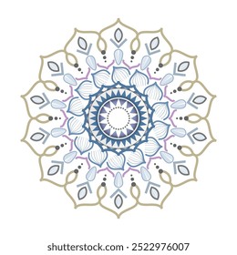 Padrão floral Mandala para ilustração de arte