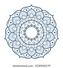 Patrón floral de mandala para la ilustración de fondo