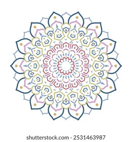 Mandala Floral Pattern for Background Illustration