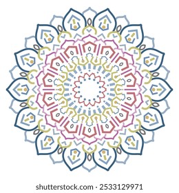 Mandala Floral Pattern for Background Illustration