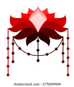 Mandala with floral patterns. Yoga template. Flower Mandala. Yoga studio logo set with mandalas isolated on white background. 