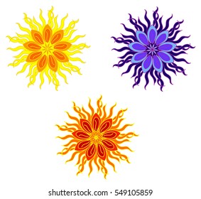mandala, floral pattern.Vintage decorative elements. Hand drawn. Islam, Arabic, Indian, ottoman motifs. Decorative element for design. idea for greeting cards, invitations, prints, textiles, tattoo